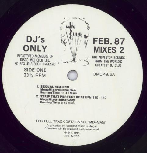 DMC February 87 - Mixes 2 12" vinyl single (12 inch record / Maxi-single) UK DZ-12FE830222