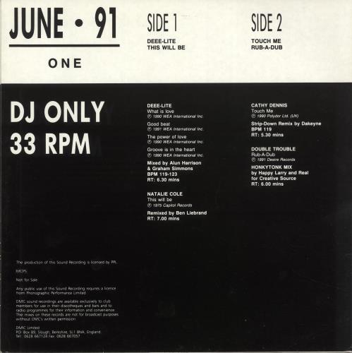 DMC June 91 One 12" vinyl single (12 inch record / Maxi-single) UK DZ-12JU704013