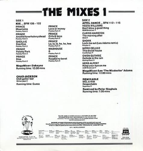 DMC Kix - Dakeyne Megamix On Dmc Lp April 87 vinyl LP album (LP record) UK DZ-LPKI57256