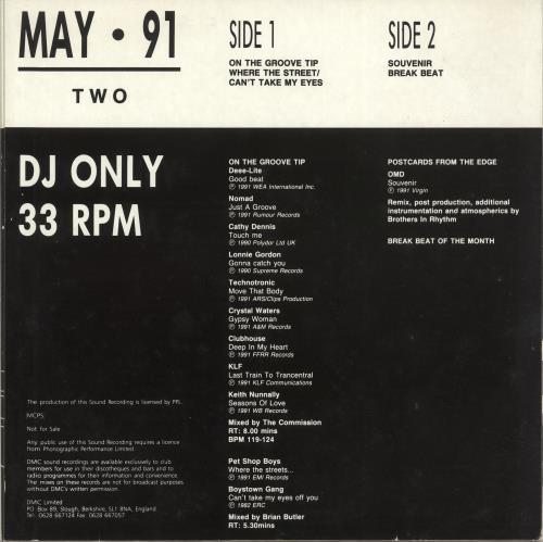 DMC May 91 Two 12" vinyl single (12 inch record / Maxi-single) UK DZ-12MA704036