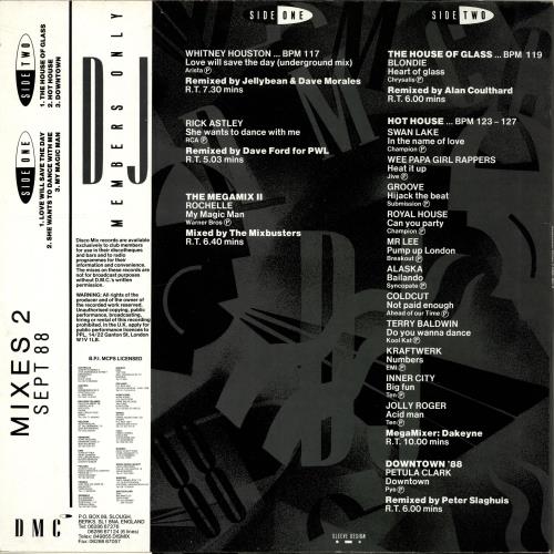 DMC September 88 Mixes 2 12" vinyl single (12 inch record / Maxi-single) UK DZ-12SE704973