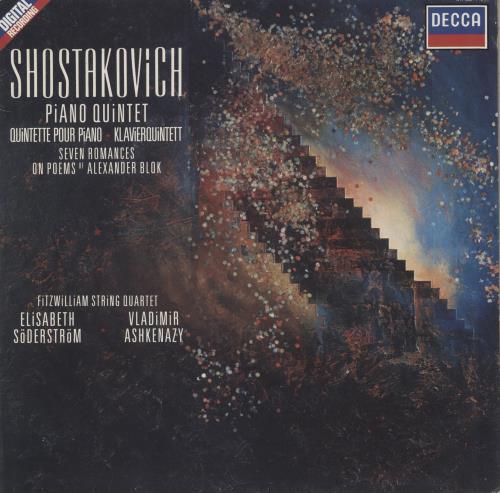 Dmitri Shostakovich Shostakovich: Piano Quintet - Seven Romances On Poems Of Alexander Blok vinyl LP album (LP record) Dutch S4ILPSH877767