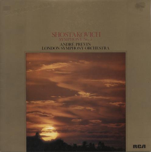 Dmitri Shostakovich Shostakovich: Symphony No. 5, Op. 47 vinyl LP album (LP record) UK S4ILPSH878244