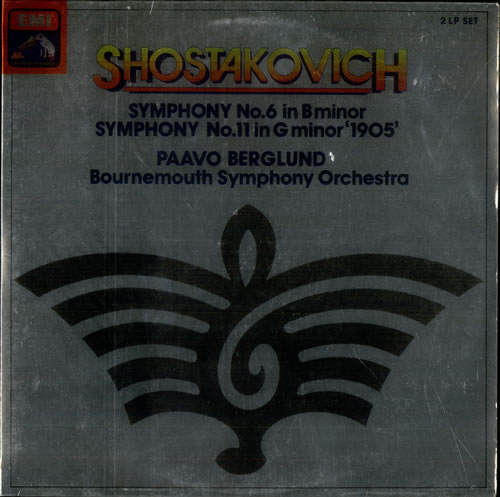 Dmitri Shostakovich Symphony No. 6 in B minor/Symphony No. 11 in G minor '1905' 2-LP vinyl record set (Double LP Album) UK S4I2LSY527200