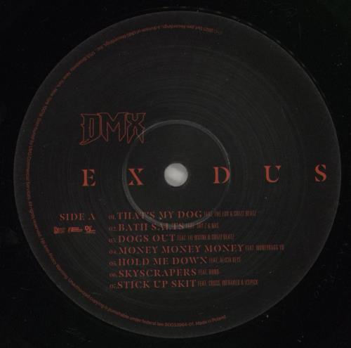 DMX Exodus vinyl LP album (LP record) US DMXLPEX872292