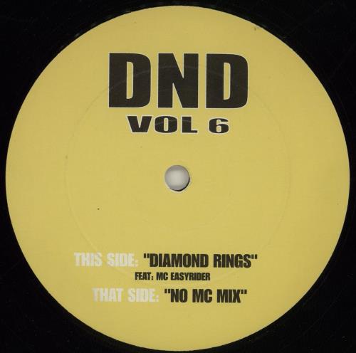 D'n'D Vol. 6: Diamond Rings 12" vinyl single (12 inch record / Maxi-single) UK 2K312VO759459