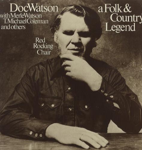 Doc Watson Red Rocking Chair vinyl LP album (LP record) German DOCLPRE435133