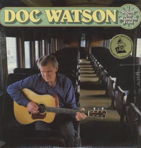 Doc Watson Riding The Midnight Train vinyl LP album (LP record) US DOCLPRI435113