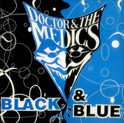 Doctor & The Medics Black & Blue 12" vinyl single (12 inch record / Maxi-single) UK D&M12BL548144