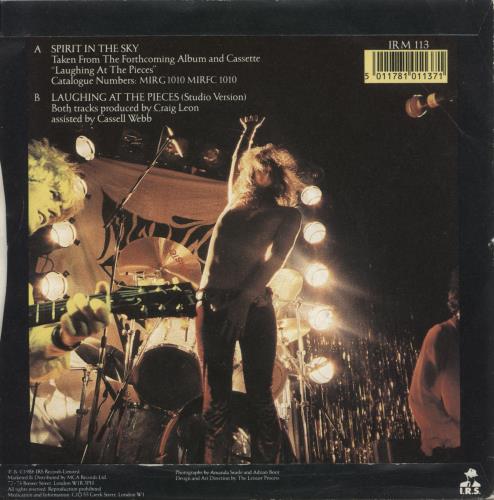 Doctor & The Medics Spirit In The Sky 7" vinyl single (7 inch record / 45) UK D&M07SP649263