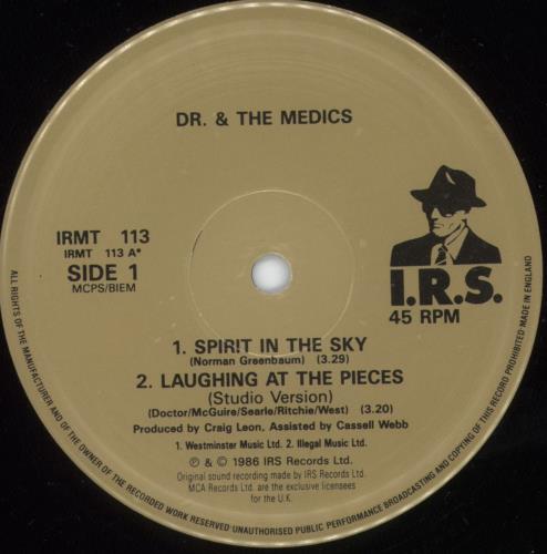 Doctor & The Medics Spirit In The Sky 12" vinyl single (12 inch record / Maxi-single) UK D&M12SP65507