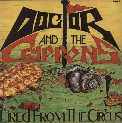 Doctor And The Crippens Fired From The Circus vinyl LP album (LP record) UK D4CLPFI525616