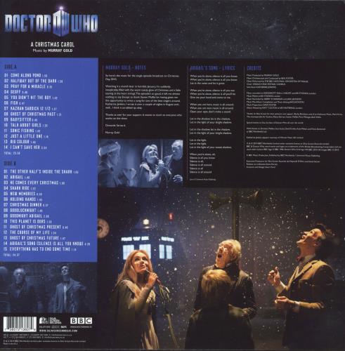 Doctor Who A Christmas Carol - White Vinyl vinyl LP album (LP record) UK DRWLPAC799747