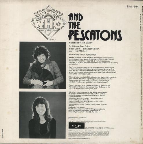 Doctor Who Doctor Who And The Pescatons vinyl LP album (LP record) UK DRWLPDO444919