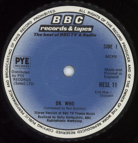 Doctor Who Dr. Who + Sleeve Variant 7" vinyl single (7 inch record / 45) UK DRW07DR808020
