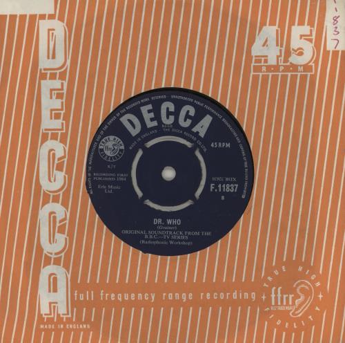 Doctor Who Dr. Who - 1st 7" vinyl single (7 inch record / 45) UK DRW07DR761965