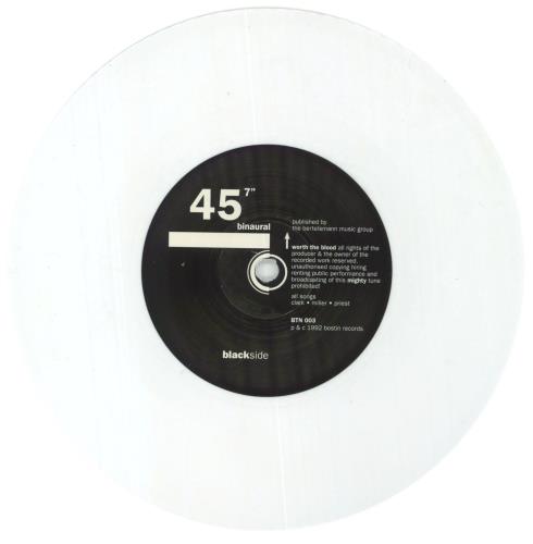 Dodgy Black And White E.P. - White Vinyl 7" vinyl single (7 inch record / 45) UK DOD07BL79301