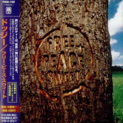 Dodgy Free Peace Sweet CD album (CDLP) Japanese DODCDFR541933