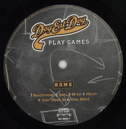 Dog Eat Dog Play Games vinyl LP album (LP record) Dutch DEGLPPL650681