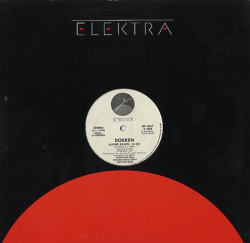Dokken Alone Again 12" vinyl single (12 inch record / Maxi-single) US DOK12AL354169
