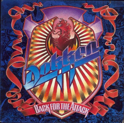 Dokken Back For The Attack vinyl LP album (LP record) US DOKLPBA770558