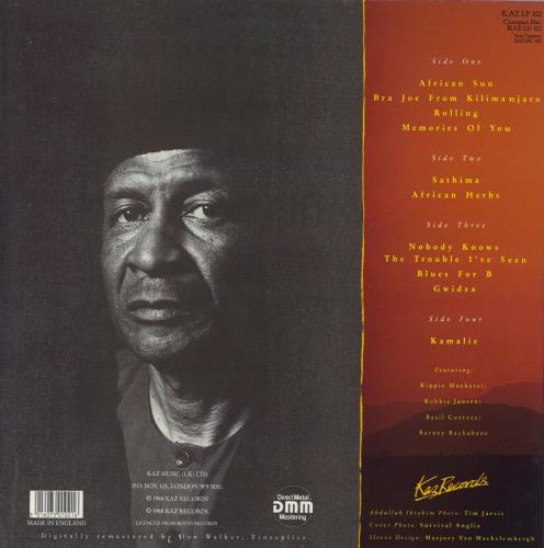 Dollar Brand African Sun 2-LP vinyl record set (Double LP Album) UK D~B2LAF495487