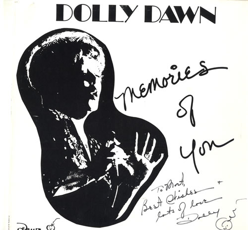 Dolly Dawn Memories Of You - Autographed vinyl LP album (LP record) US D7LLPME560491