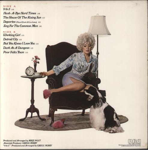 Dolly Parton 9 To 5 And Odd Jobs vinyl LP album (LP record) US PARLPTO461762