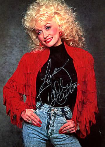 Dolly Parton Autographed Publicity Photograph photograph US PARPHAU260670