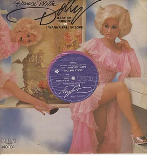 Dolly Parton Baby I'm Burnin' 12" vinyl single (12 inch record / Maxi-single) Australian PAR12BA310224