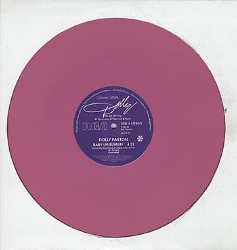 Dolly Parton Baby I'm Burnin' 12" vinyl single (12 inch record / Maxi-single) Australian PAR12BA310224