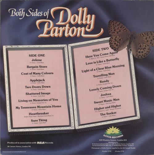 Dolly Parton Both Sides Of Dolly Parton vinyl LP album (LP record) UK PARLPBO288295