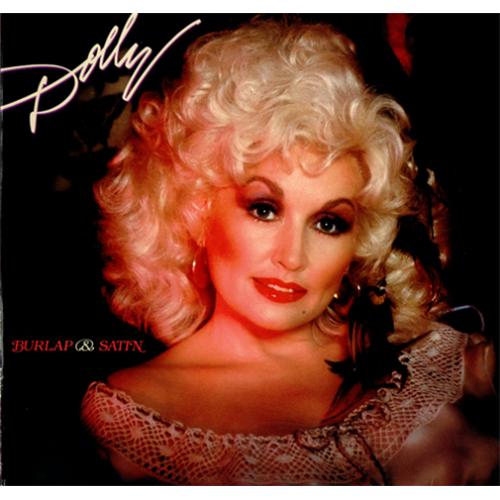 Dolly Parton Burlap & Satin vinyl LP album (LP record) German PARLPBU418546