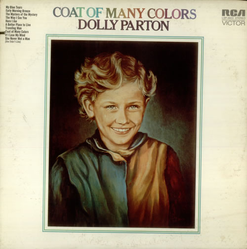 Dolly Parton Coat Of Many Colors vinyl LP album (LP record) US PARLPCO544836