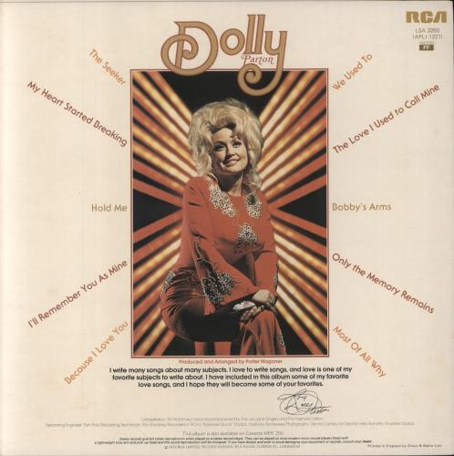 Dolly Parton Dolly vinyl LP album (LP record) UK PARLPDO305716