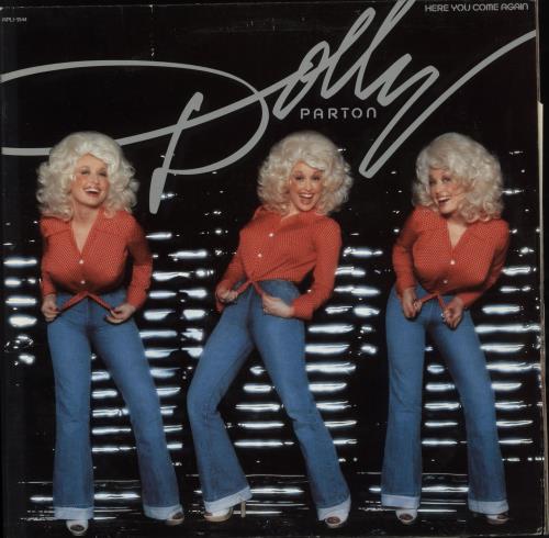 Dolly Parton Here You Come Again vinyl LP album (LP record) US PARLPHE708520