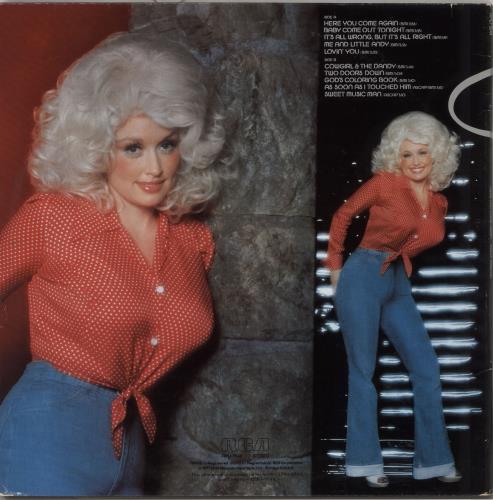 Dolly Parton Here You Come Again vinyl LP album (LP record) US PARLPHE708520