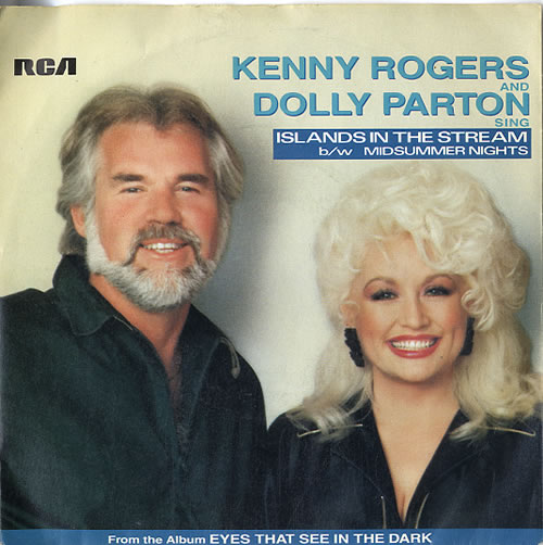 Dolly Parton Islands In The Stream - Solid 7" vinyl single (7 inch record / 45) UK PAR07IS589669