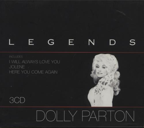 Dolly Parton Legends 3-CD album set (Triple CD) UK PAR3CLE316574