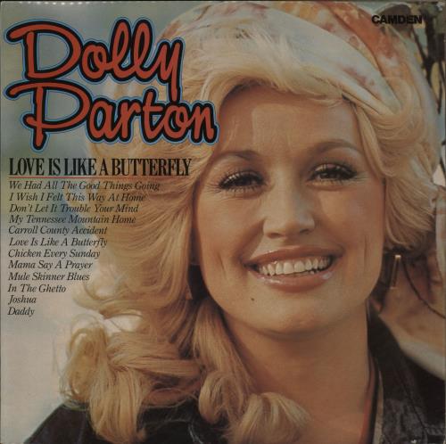 Dolly Parton Love Is Like A Butterfly vinyl LP album (LP record) UK PARLPLO631362