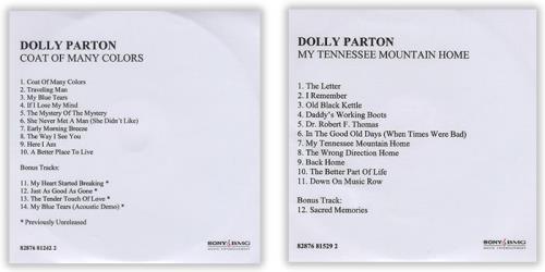Dolly Parton Set Of 3 Remastered CD-R Acetate Albums CD-R acetate UK PARCRSE398987