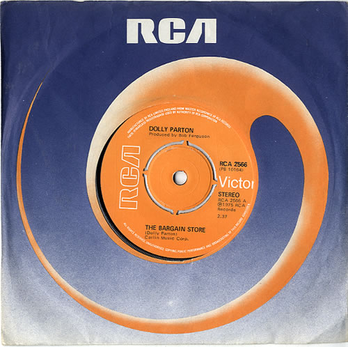 Dolly Parton The Bargain Store 7" vinyl single (7 inch record / 45) UK PAR07TH612726