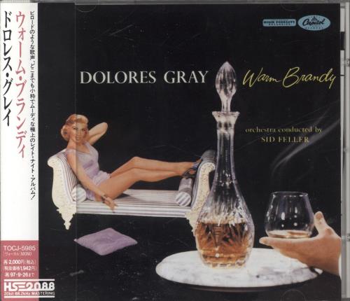 Dolores Gray Warm Brandy CD album (CDLP) Japanese DZGCDWA834030