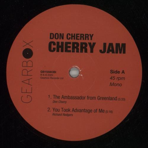 Don Cherry Cherry Jam - 180gm Vinyl 12" vinyl single (12 inch record / Maxi-single) Japanese D4812CH869052