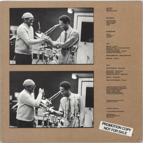 Don Cherry El Corazn vinyl LP album (LP record) German D48LPEL705871