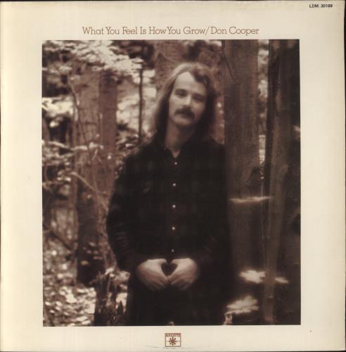 Don Cooper What You Feel Is How You Grow vinyl LP album (LP record) French 8P3LPWH851430