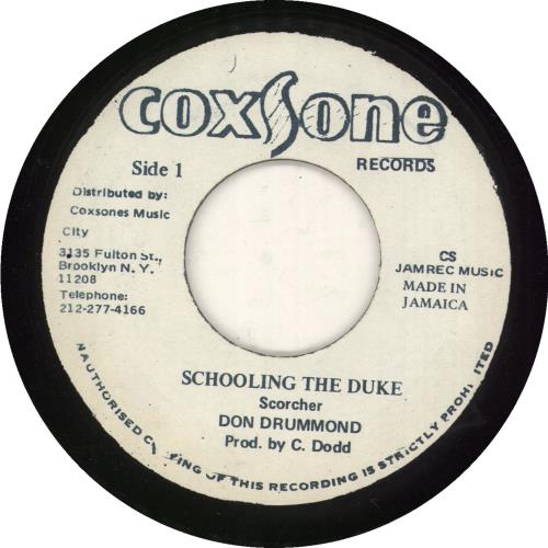Don Drummond Schooling The Duke 7" vinyl single (7 inch record / 45) Jamaican E2907SC737648