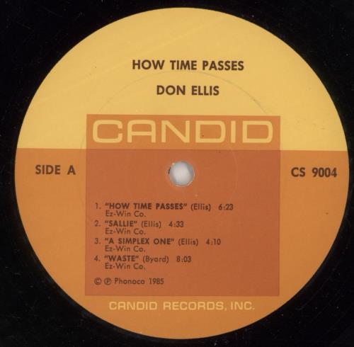 Don Ellis How Time Passes vinyl LP album (LP record) US DP7LPHO871037