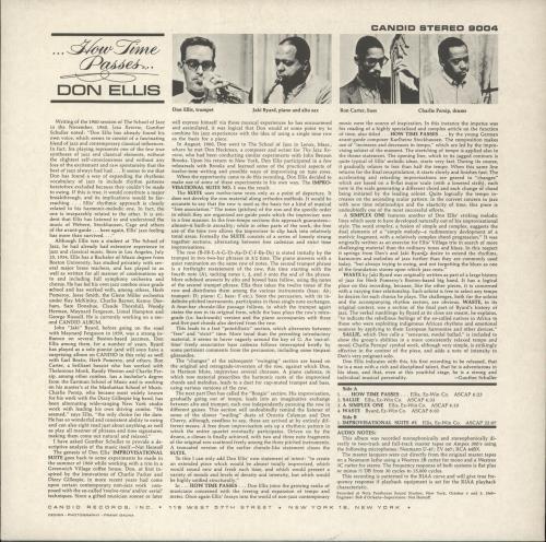 Don Ellis How Time Passes vinyl LP album (LP record) US DP7LPHO871037