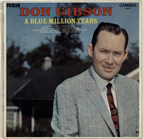 Don Gibson A Blue Million Tears vinyl LP album (LP record) UK DGILPAB699534